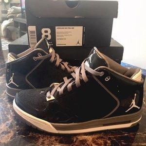 JORDAN AS-YOU-GO SNEAKER BLACK/WHITE-FLAT PEWTER